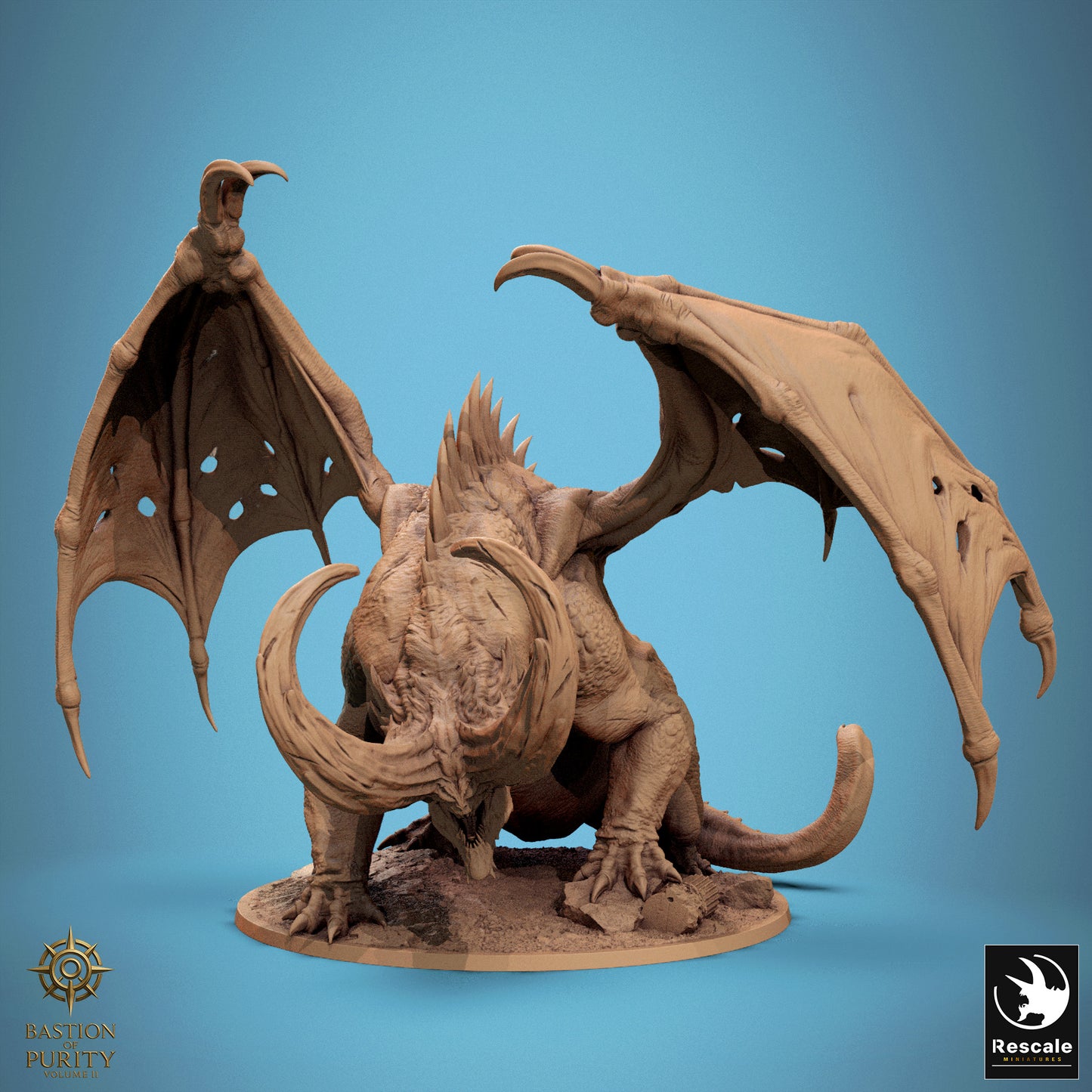 Infernal Dragon Vorrak Thul | D&D TTRPG Mini | Rescale Miniatures