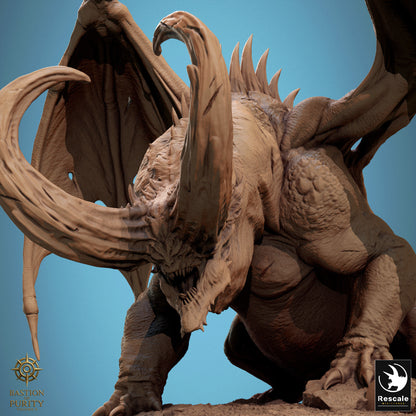 Infernal Dragon Vorrak Thul | D&D TTRPG Mini | Rescale Miniatures