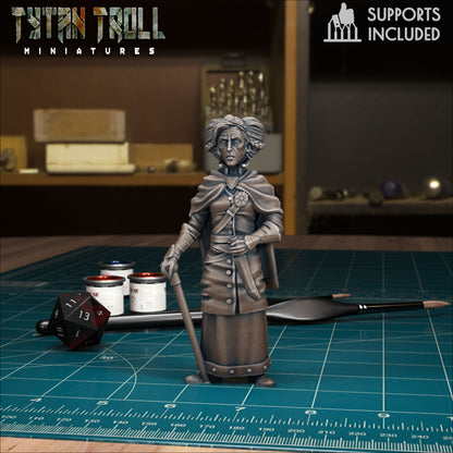 CoS Lady Fiona Wachter | D&D TTRPG Mini | TytanTroll Miniatures