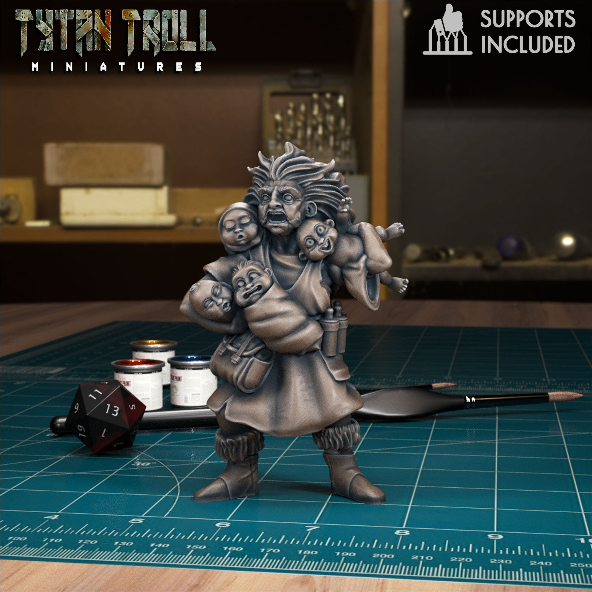 CoS Wensencia | D&D TTRPG Mini | TytanTroll Miniatures
