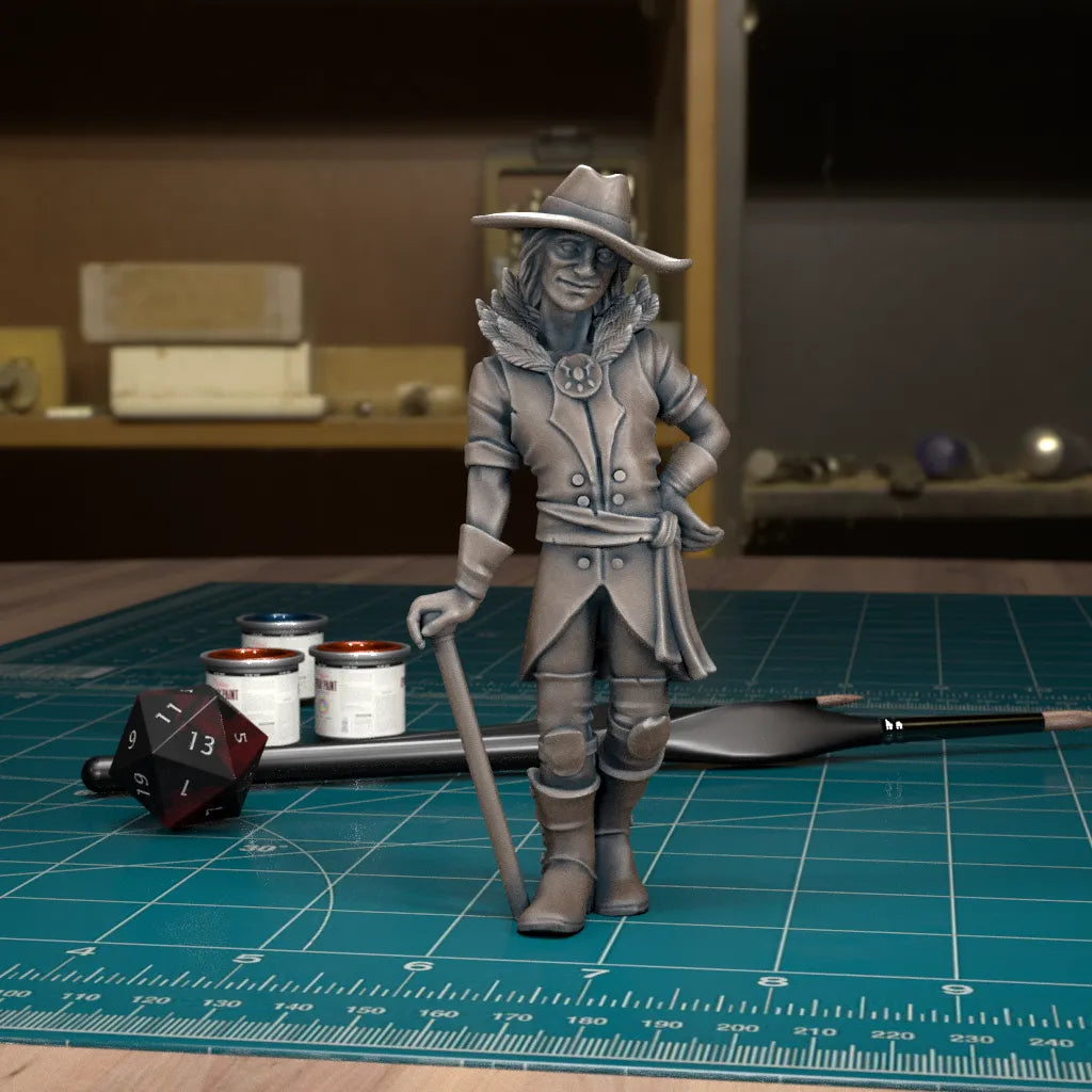 CoS Wereraven | D&D TTRPG Mini | TytanTroll Miniatures