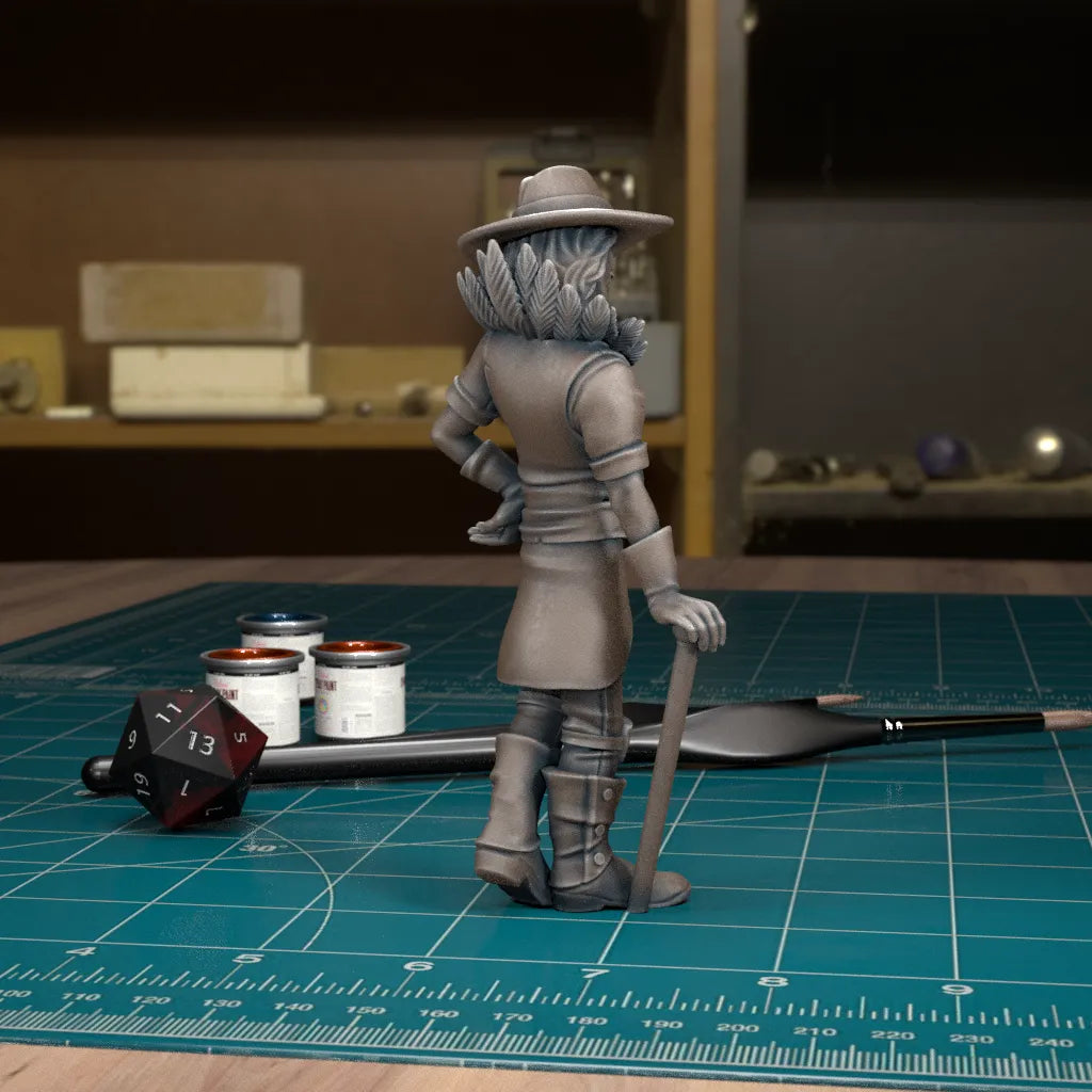 CoS Wereraven | D&D TTRPG Mini | TytanTroll Miniatures