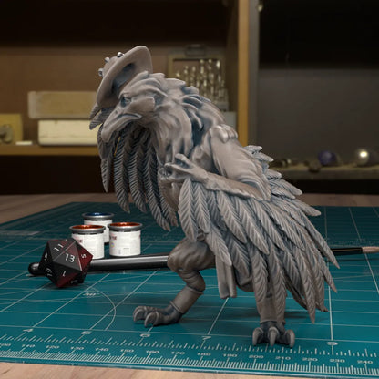 CoS Wereraven | D&D TTRPG Mini | TytanTroll Miniatures