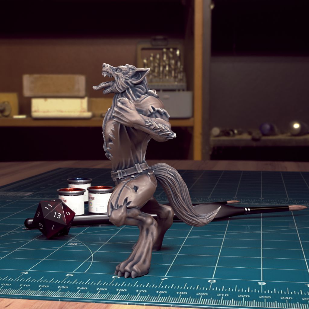 Werewolves | DnD Monster Miniature | TytanTroll Miniatures - Tattles Told 3D