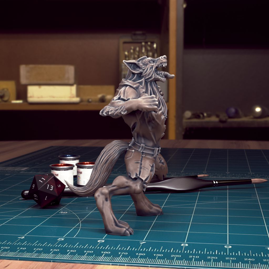 Werewolves | DnD Monster Miniature | TytanTroll Miniatures - Tattles Told 3D
