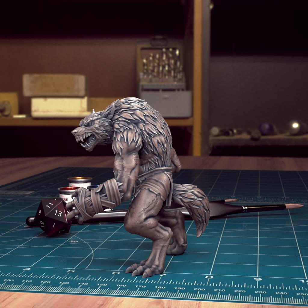 CoS Werewolves | D&D TTRPG Mini | TytanTroll Miniatures