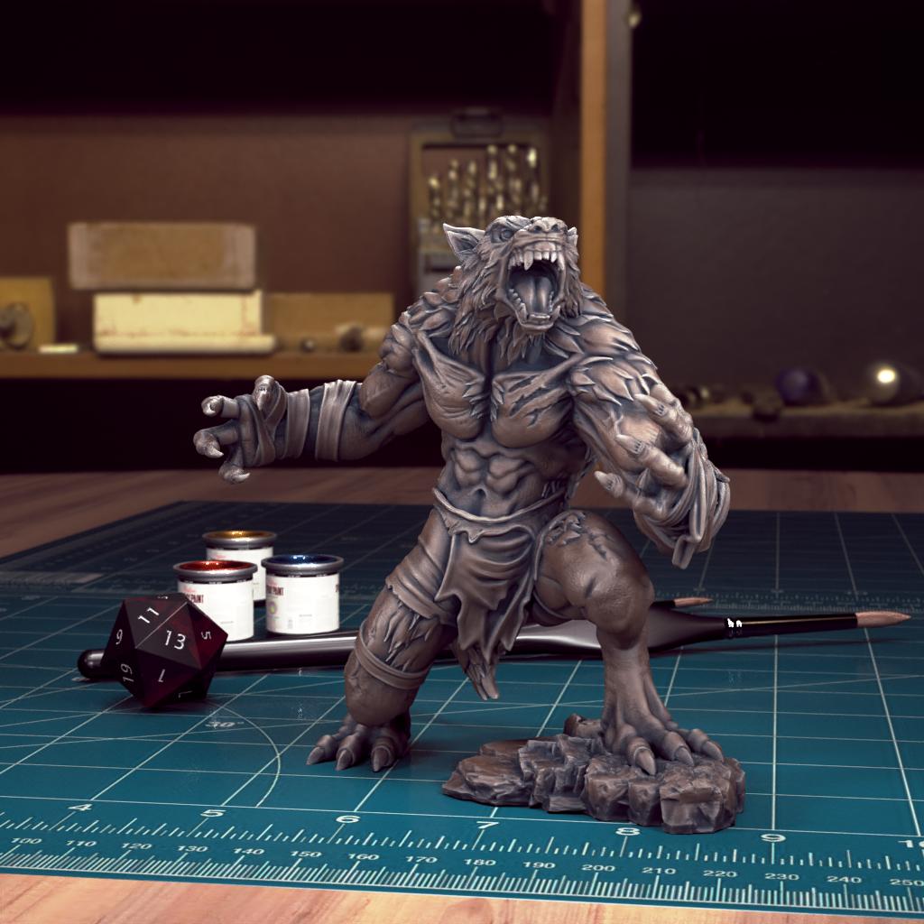CoS Werewolves | D&D TTRPG Mini | TytanTroll Miniatures