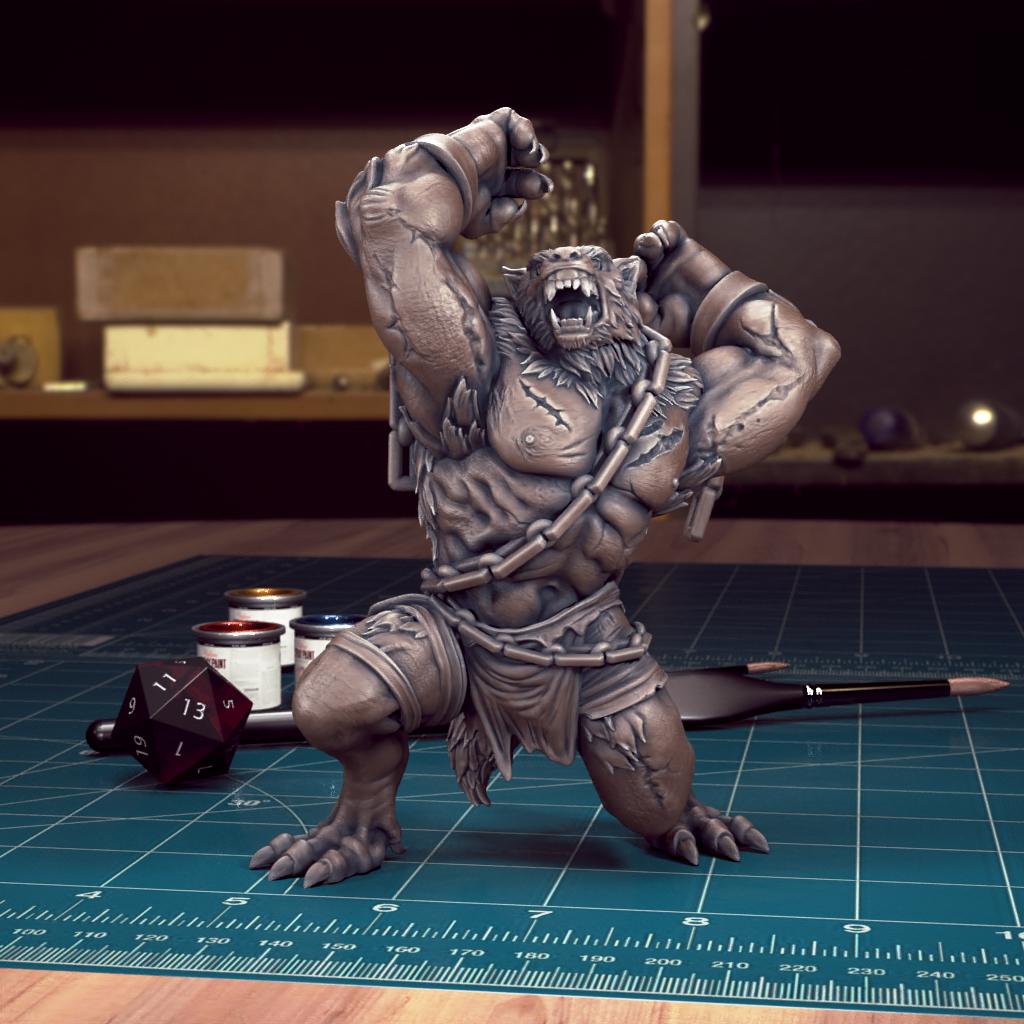 CoS Werewolves | D&D TTRPG Mini | TytanTroll Miniatures