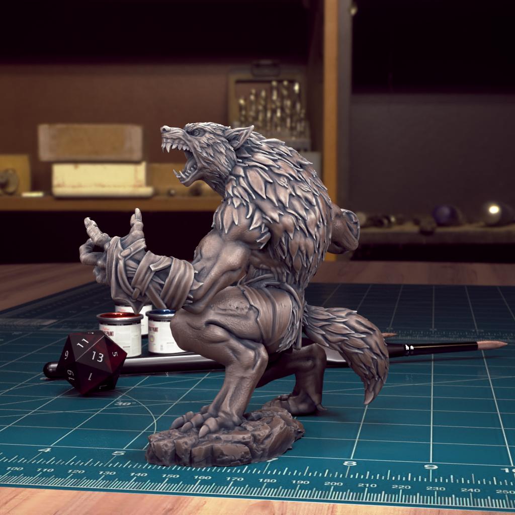 CoS Werewolves | D&D TTRPG Mini | TytanTroll Miniatures