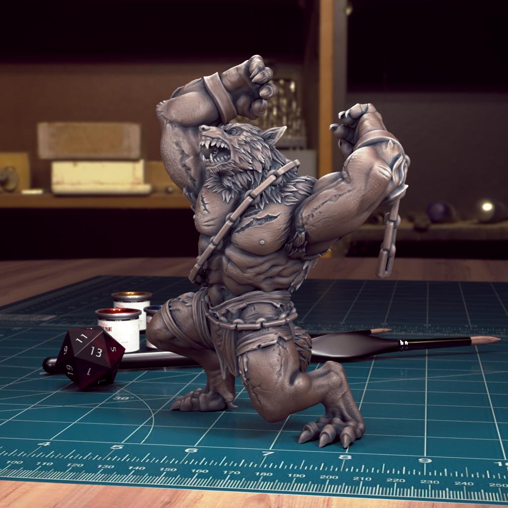 CoS Werewolves | D&D TTRPG Mini | TytanTroll Miniatures