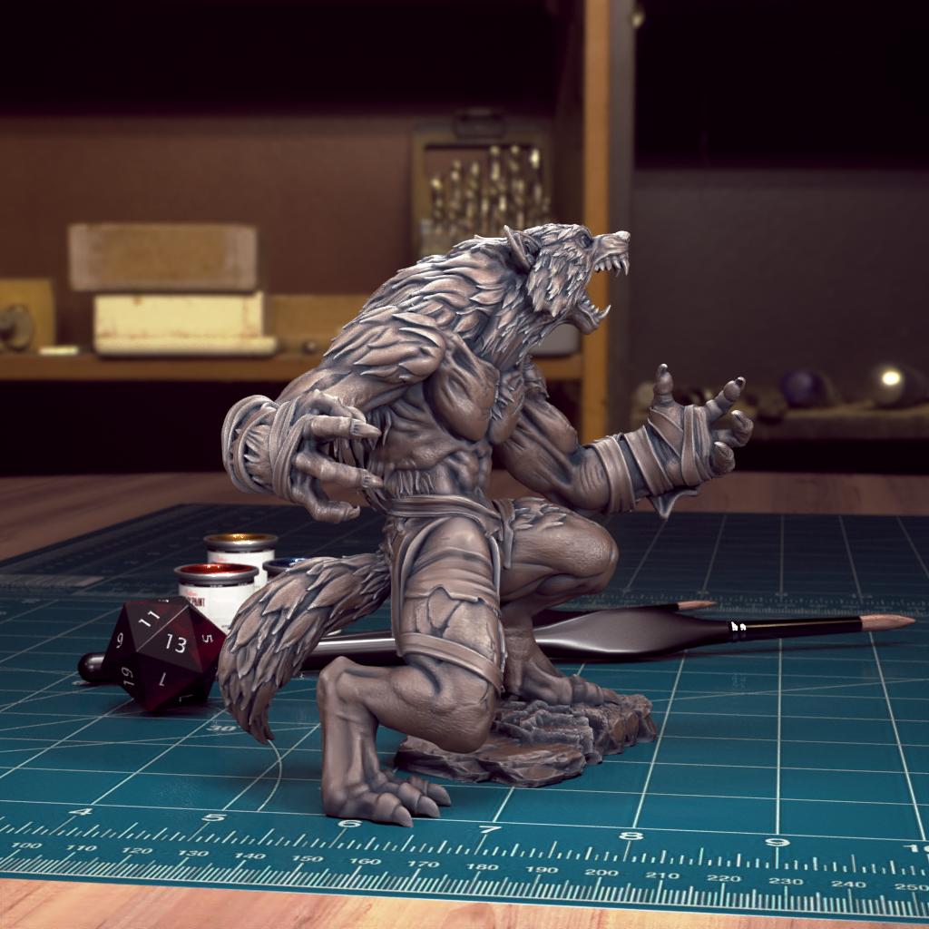 CoS Werewolves | D&D TTRPG Mini | TytanTroll Miniatures