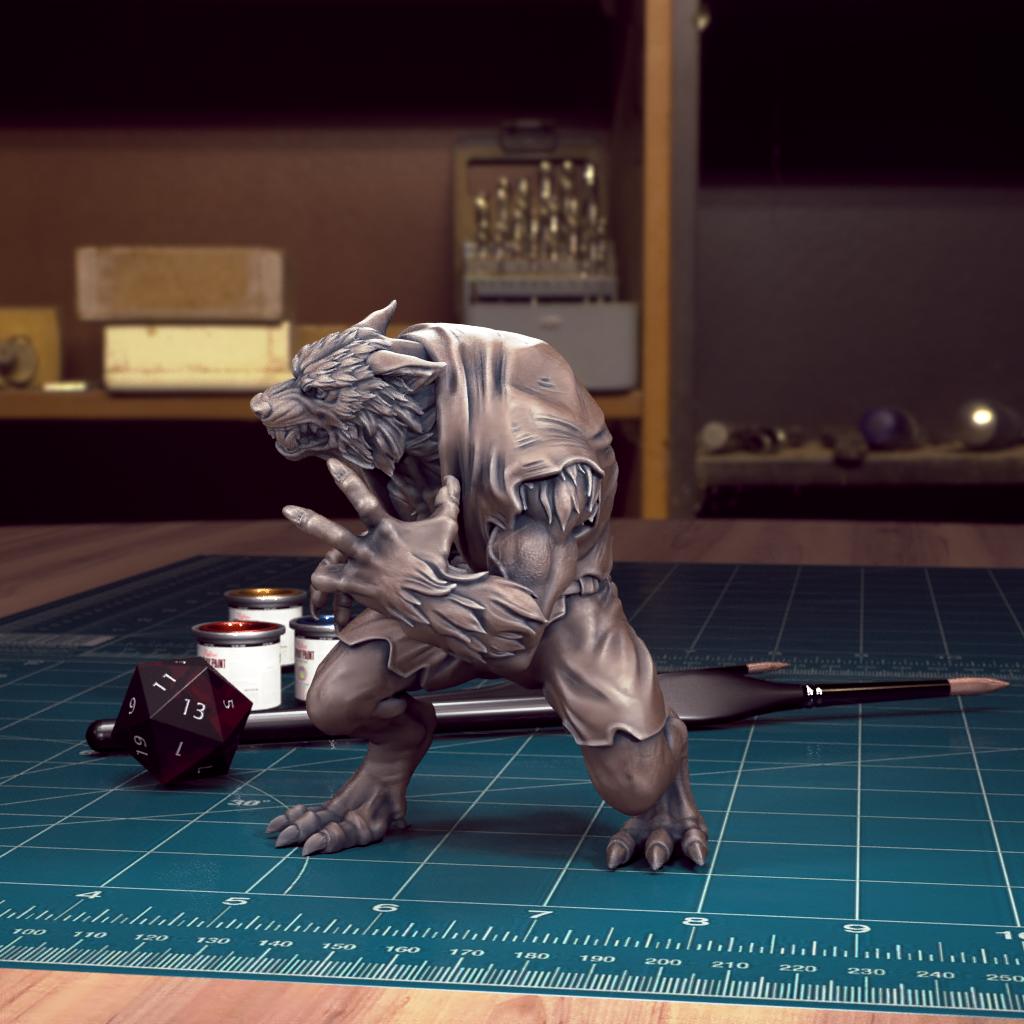 CoS Werewolves | D&D TTRPG Mini | TytanTroll Miniatures