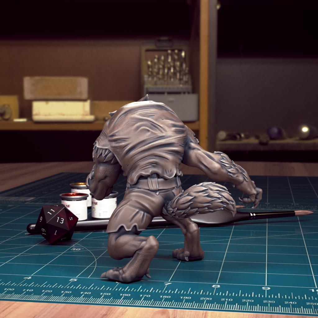 CoS Werewolves | D&D TTRPG Mini | TytanTroll Miniatures