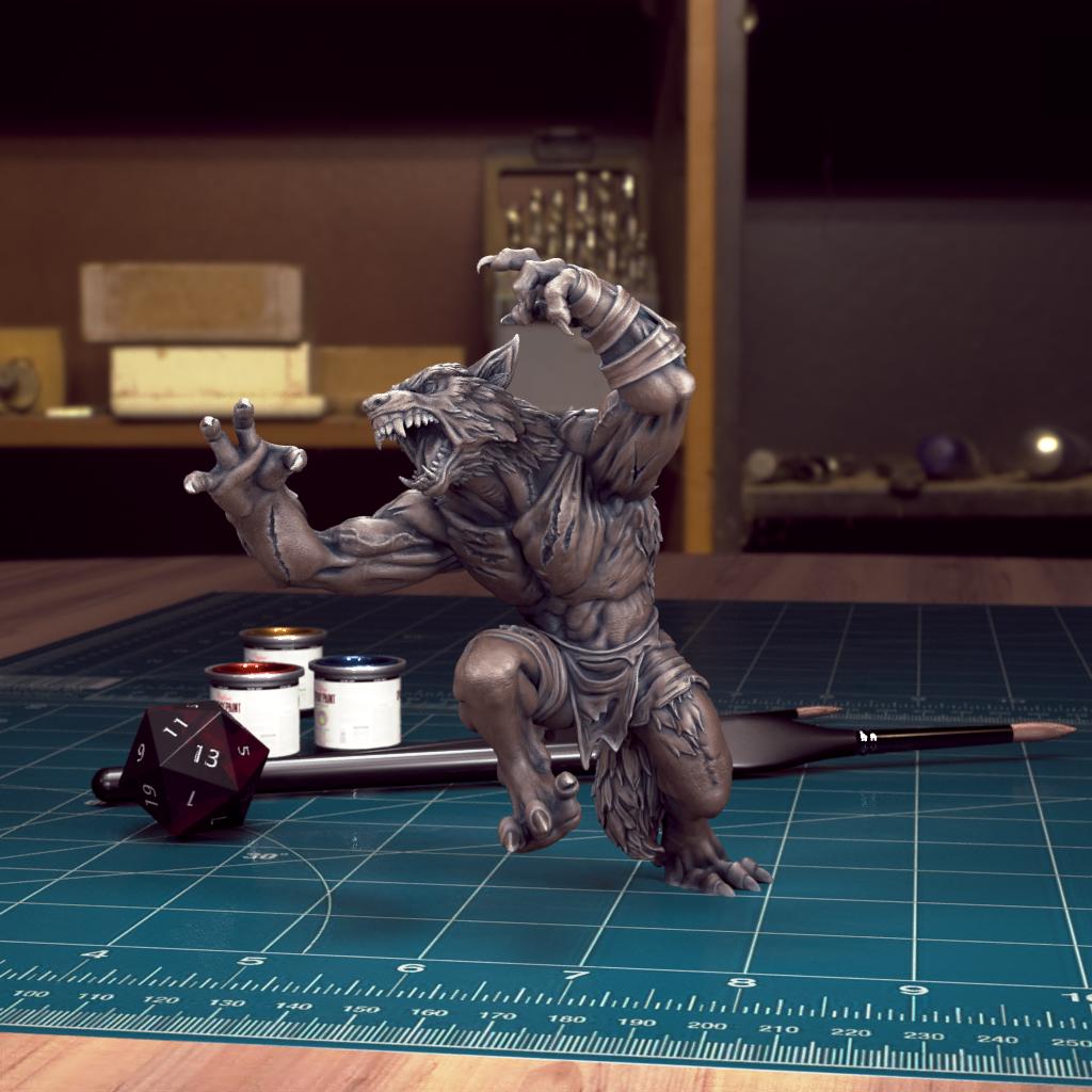 CoS Werewolves | D&D TTRPG Mini | TytanTroll Miniatures