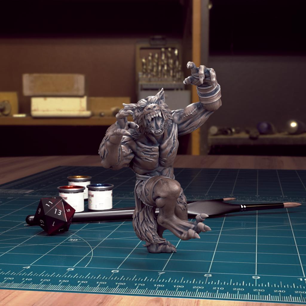CoS Werewolves | D&D TTRPG Mini | TytanTroll Miniatures