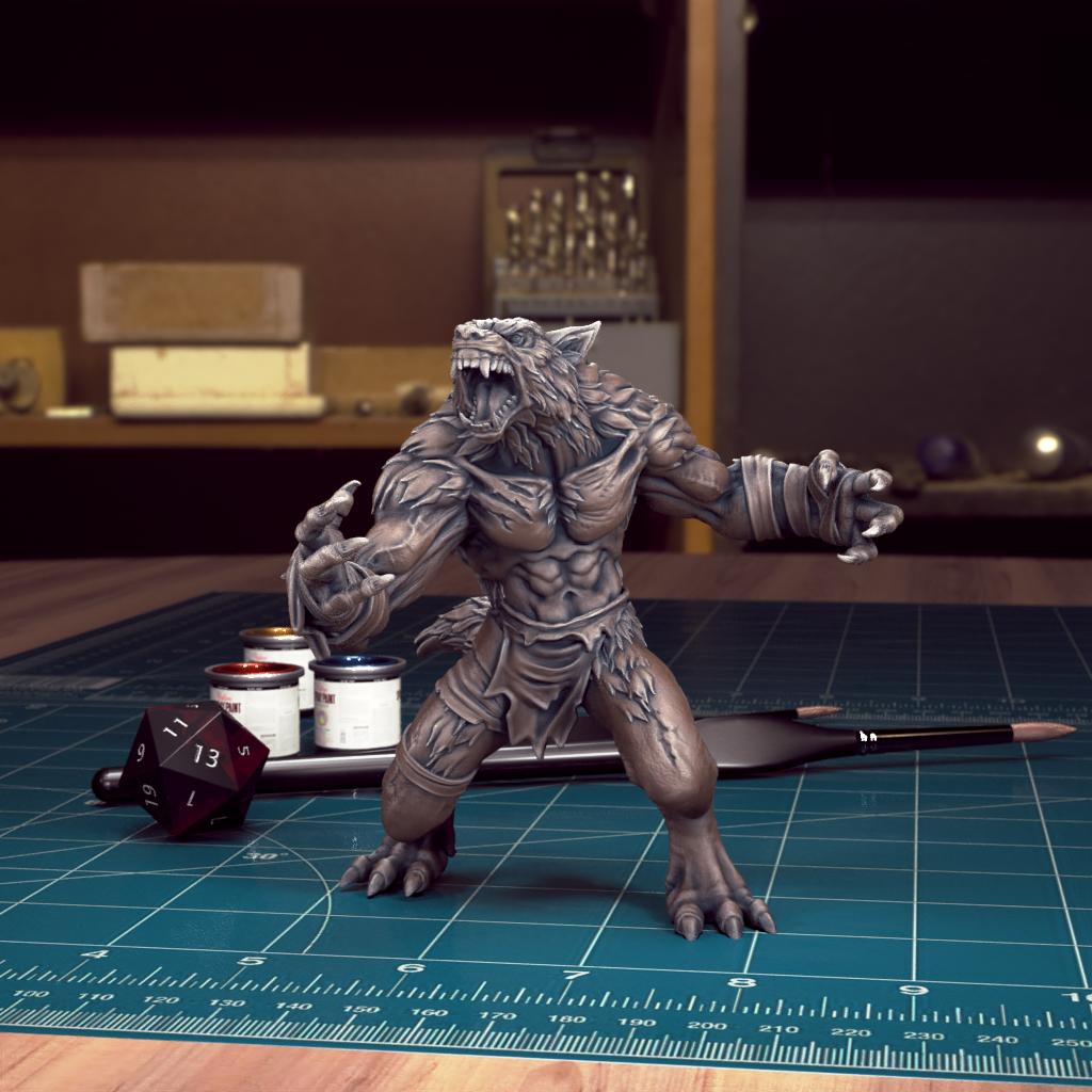 CoS Werewolves | D&D TTRPG Mini | TytanTroll Miniatures