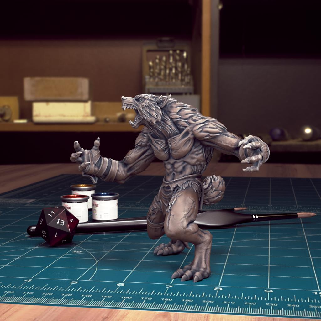 CoS Werewolves | D&D TTRPG Mini | TytanTroll Miniatures