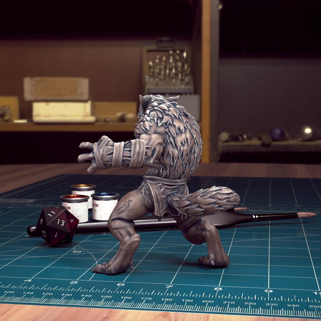 CoS Werewolves | D&D TTRPG Mini | TytanTroll Miniatures
