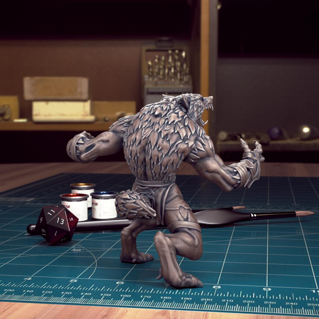 CoS Werewolves | D&D TTRPG Mini | TytanTroll Miniatures