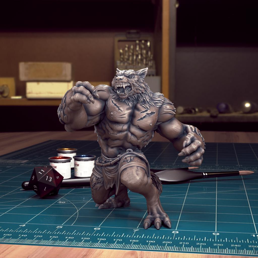 CoS Werewolves | D&D TTRPG Mini | TytanTroll Miniatures