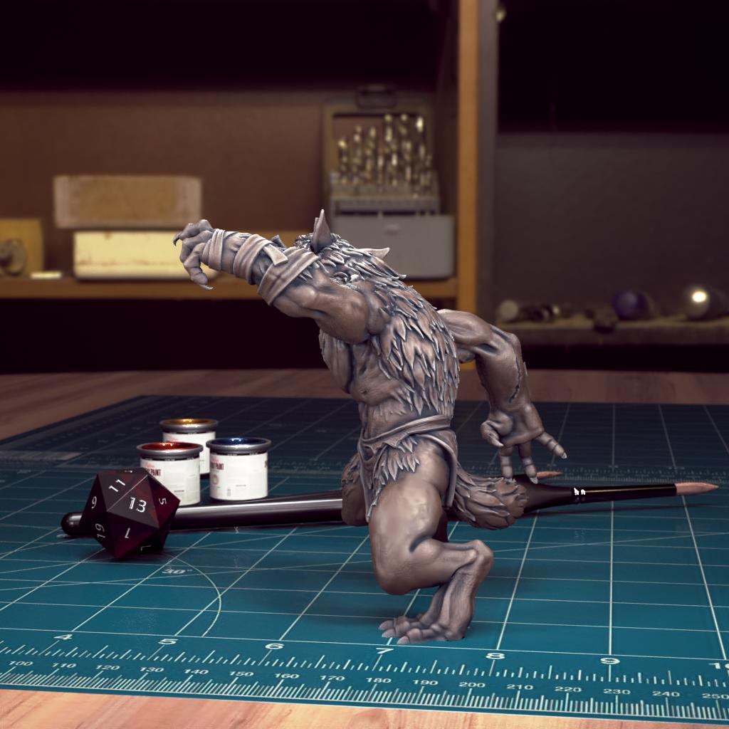 CoS Werewolves | D&D TTRPG Mini | TytanTroll Miniatures