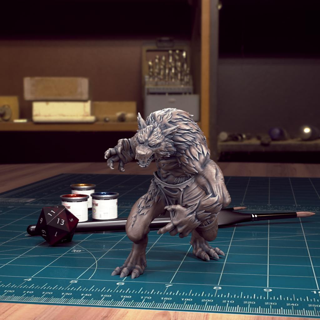 CoS Werewolves | D&D TTRPG Mini | TytanTroll Miniatures