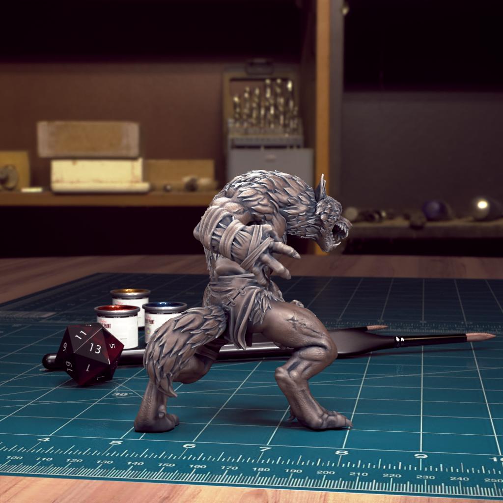 CoS Werewolves | D&D TTRPG Mini | TytanTroll Miniatures