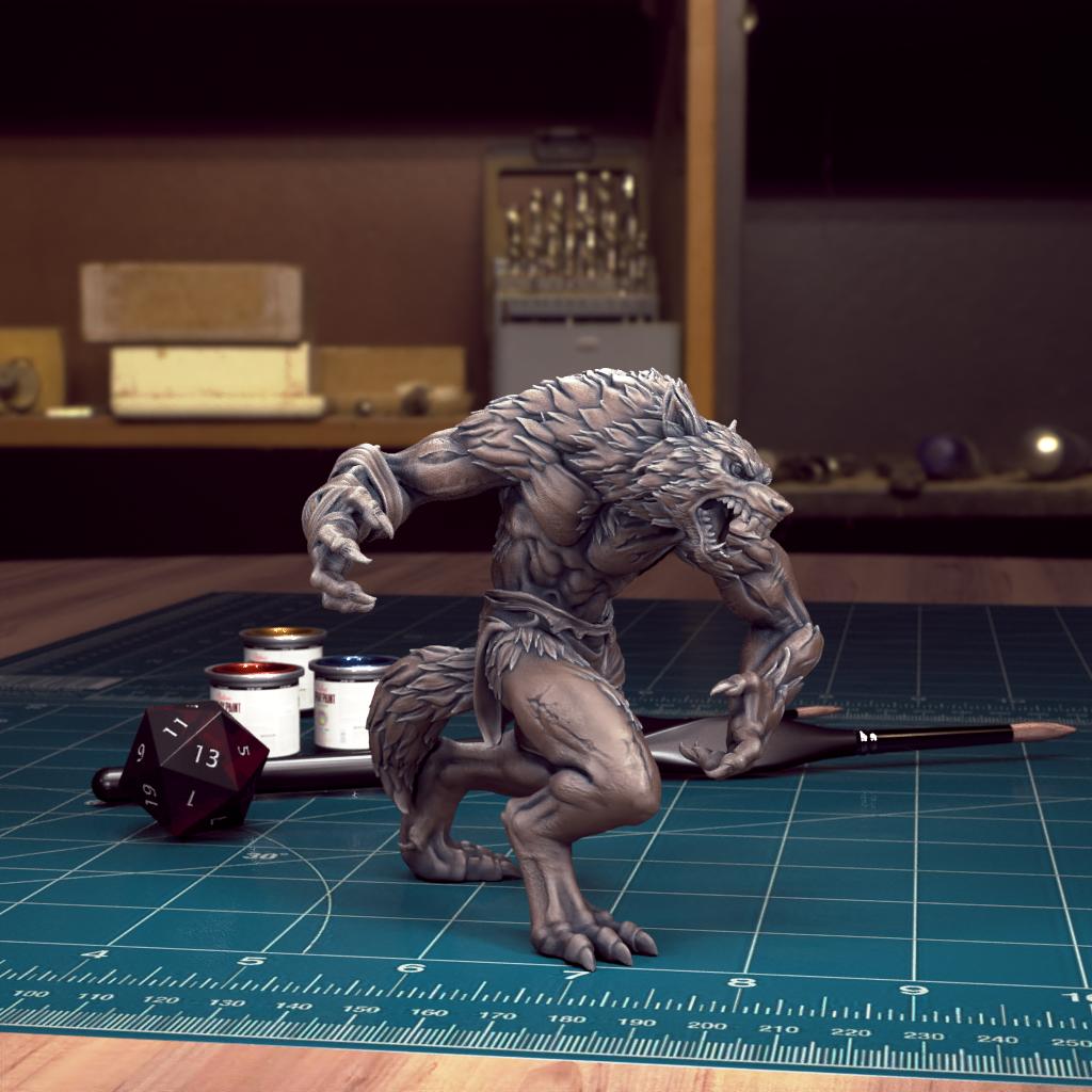 CoS Werewolves | D&D TTRPG Mini | TytanTroll Miniatures