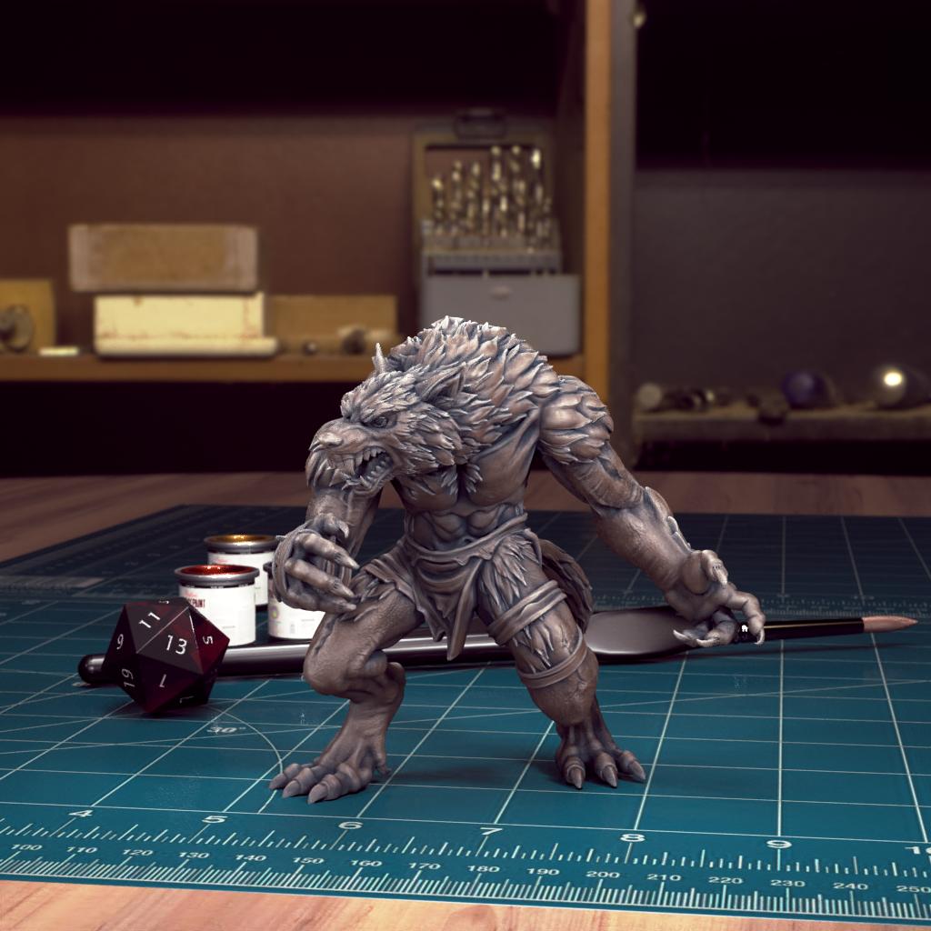 CoS Werewolves | D&D TTRPG Mini | TytanTroll Miniatures