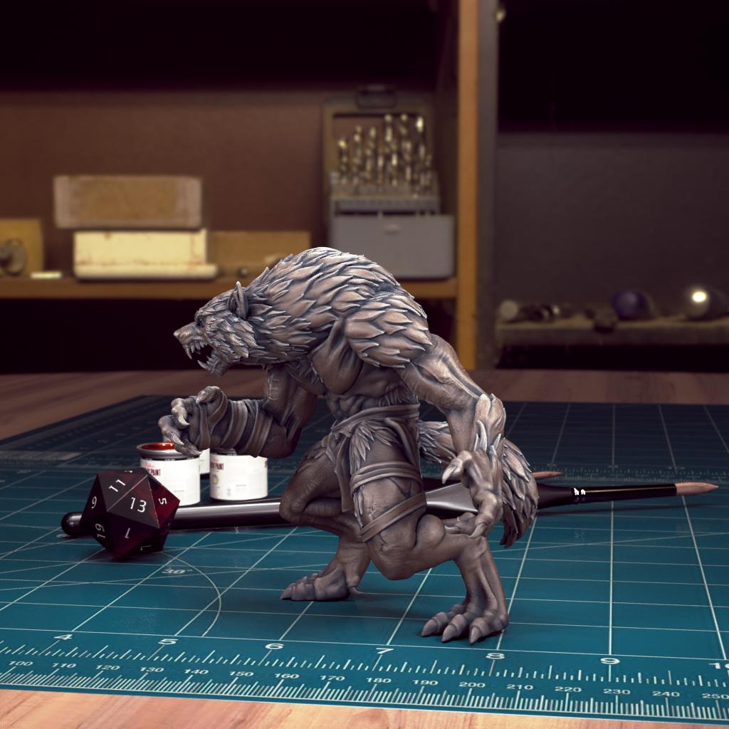 CoS Werewolves | D&D TTRPG Mini | TytanTroll Miniatures