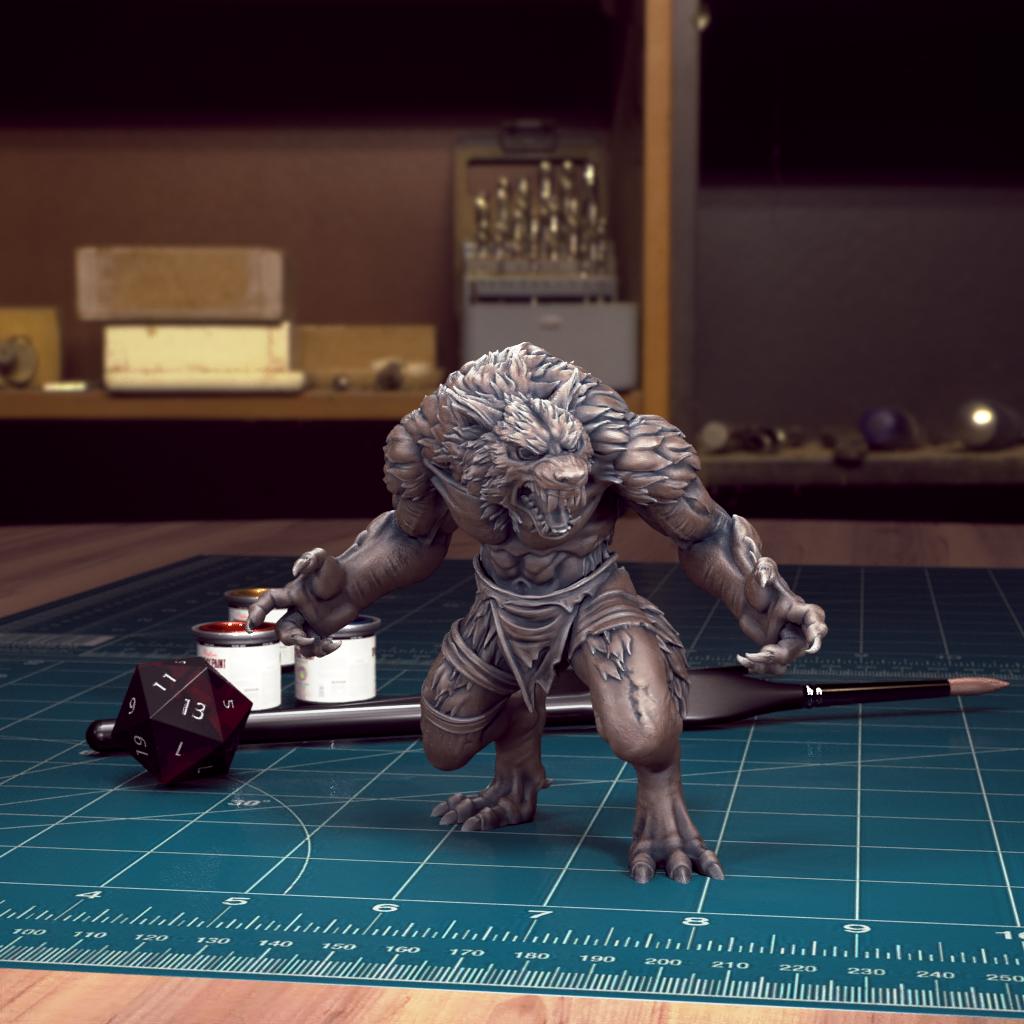CoS Werewolves | D&D TTRPG Mini | TytanTroll Miniatures