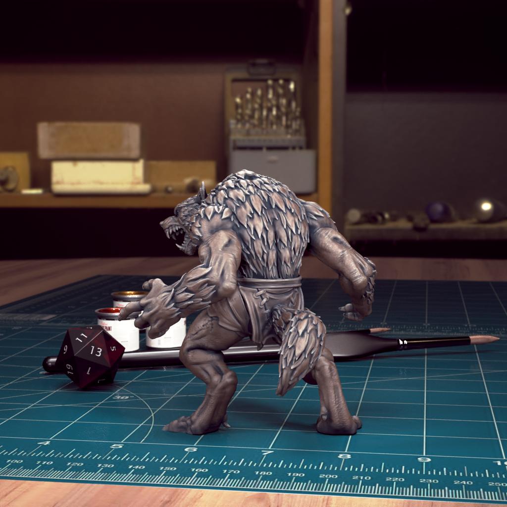 CoS Werewolves | D&D TTRPG Mini | TytanTroll Miniatures