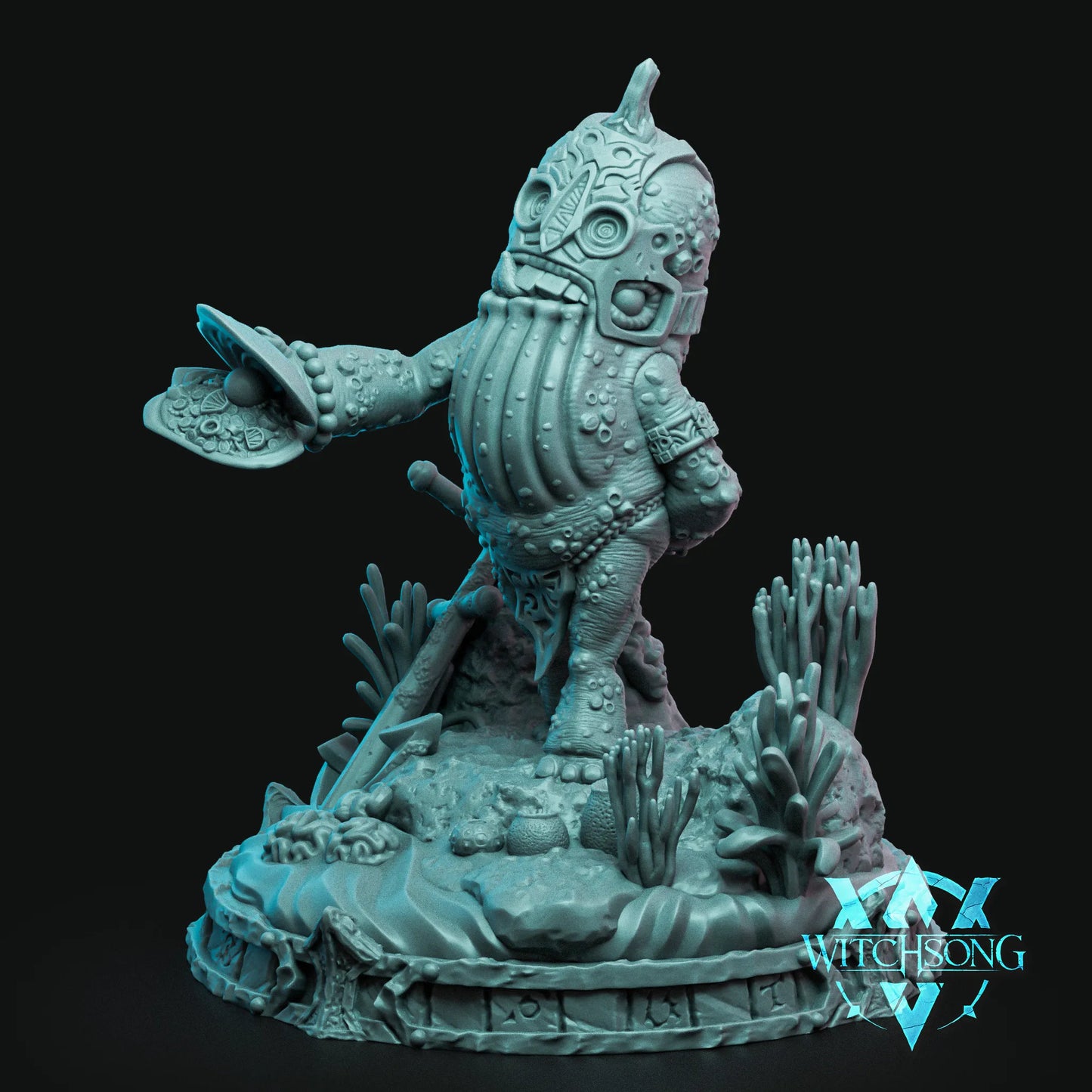 Treachery of Whales | Mini or Bust | Monster Miniature Statue | Witchsong Miniatures
