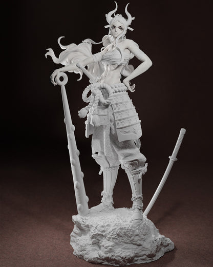 1:12 Horned Power Warrior | 3D Printed Resin Garage Kit Figure | CA 3D Studios