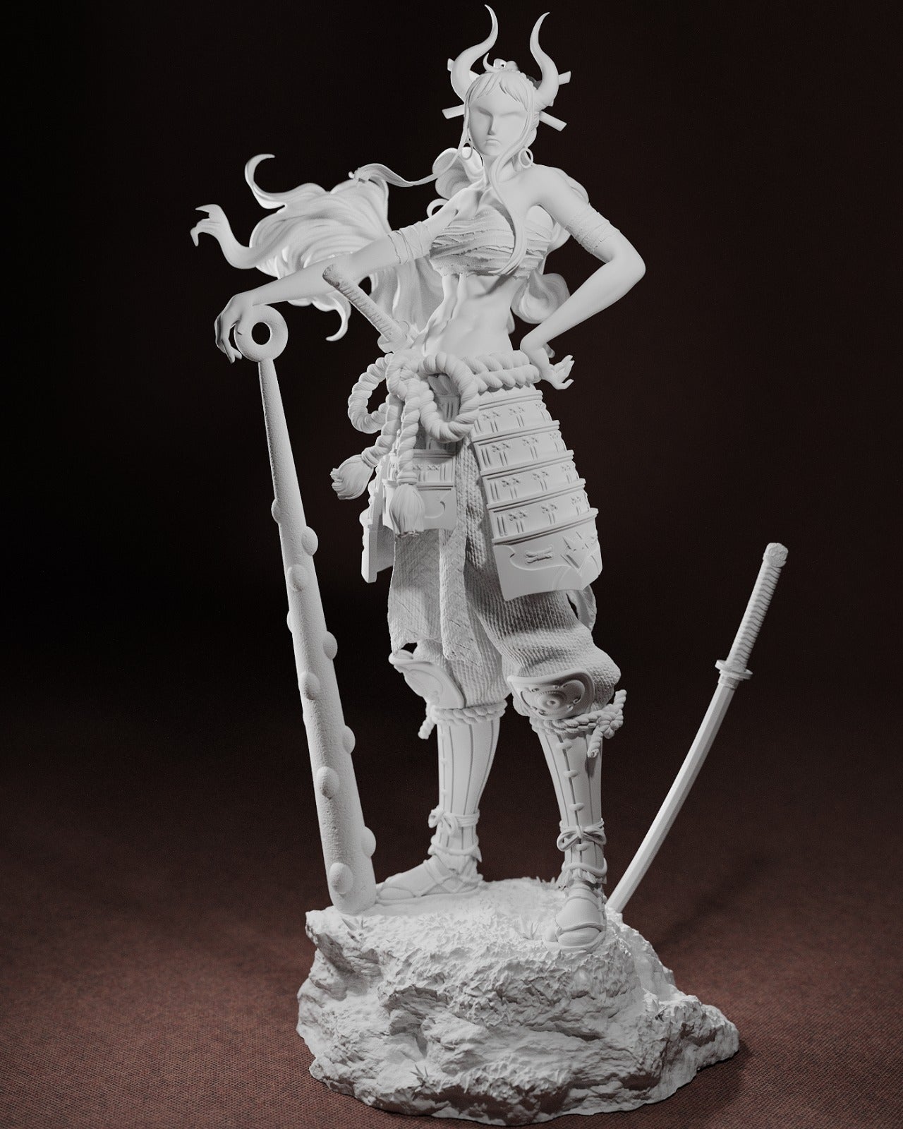 1:12 Horned Power Warrior | 3D Printed Resin Garage Kit Figure | CA 3D Studios