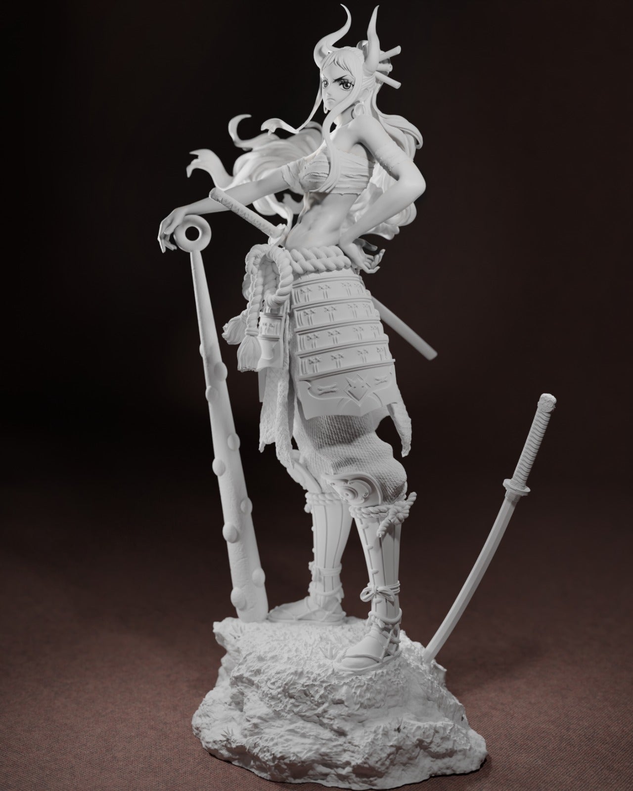 1:12 Horned Power Warrior | 3D Printed Resin Garage Kit Figure | CA 3D Studios