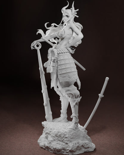 1:12 Horned Power Warrior | 3D Printed Resin Garage Kit Figure | CA 3D Studios