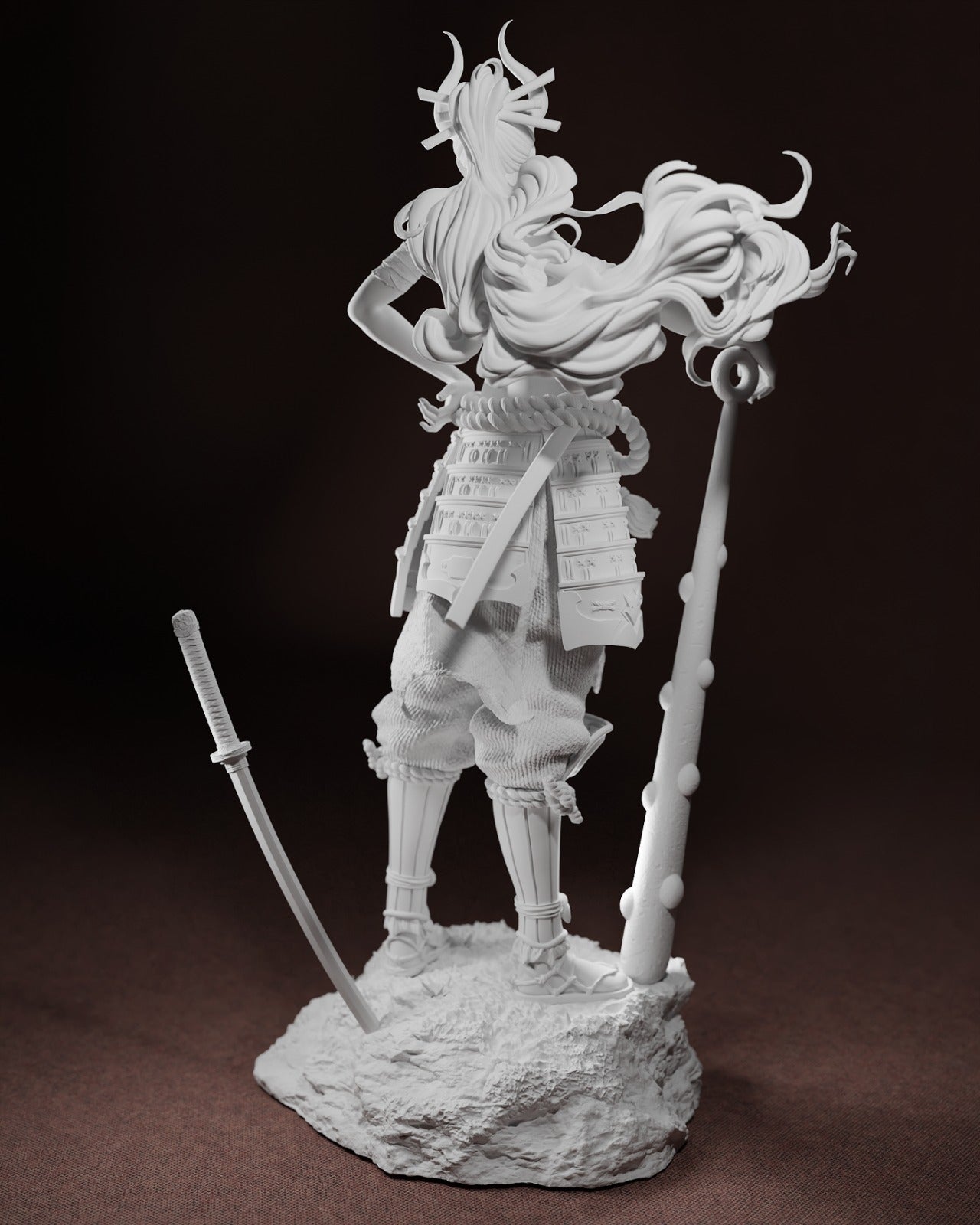 1:12 Horned Power Warrior | 3D Printed Resin Garage Kit Figure | CA 3D Studios