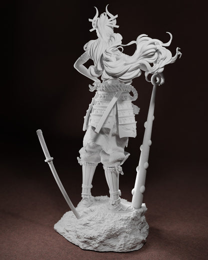 1:12 Horned Power Warrior | 3D Printed Resin Garage Kit Figure | CA 3D Studios
