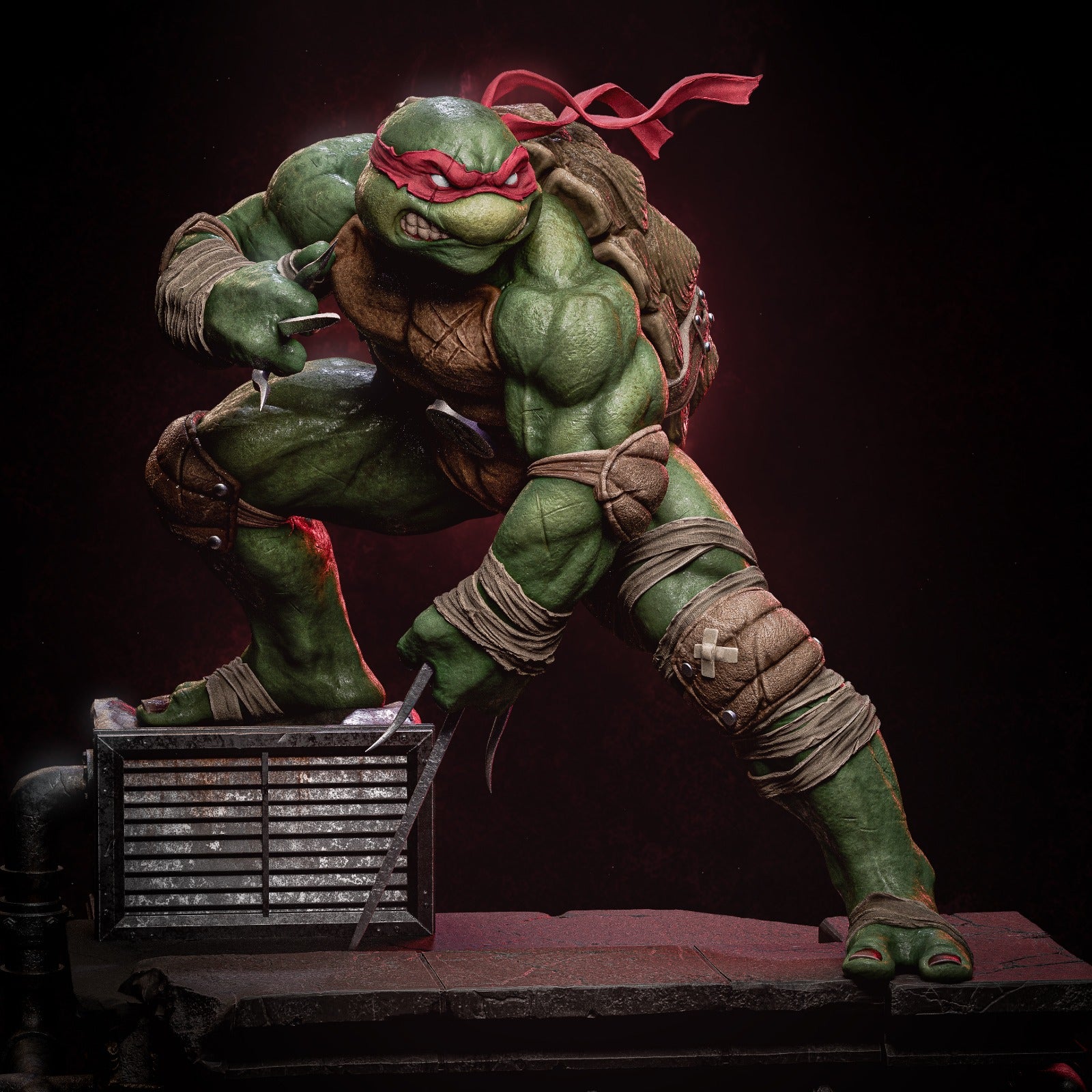 1:12 Turtle Brothers | 3D Printed Resin Garage Kit Figure | CA 3D Studios