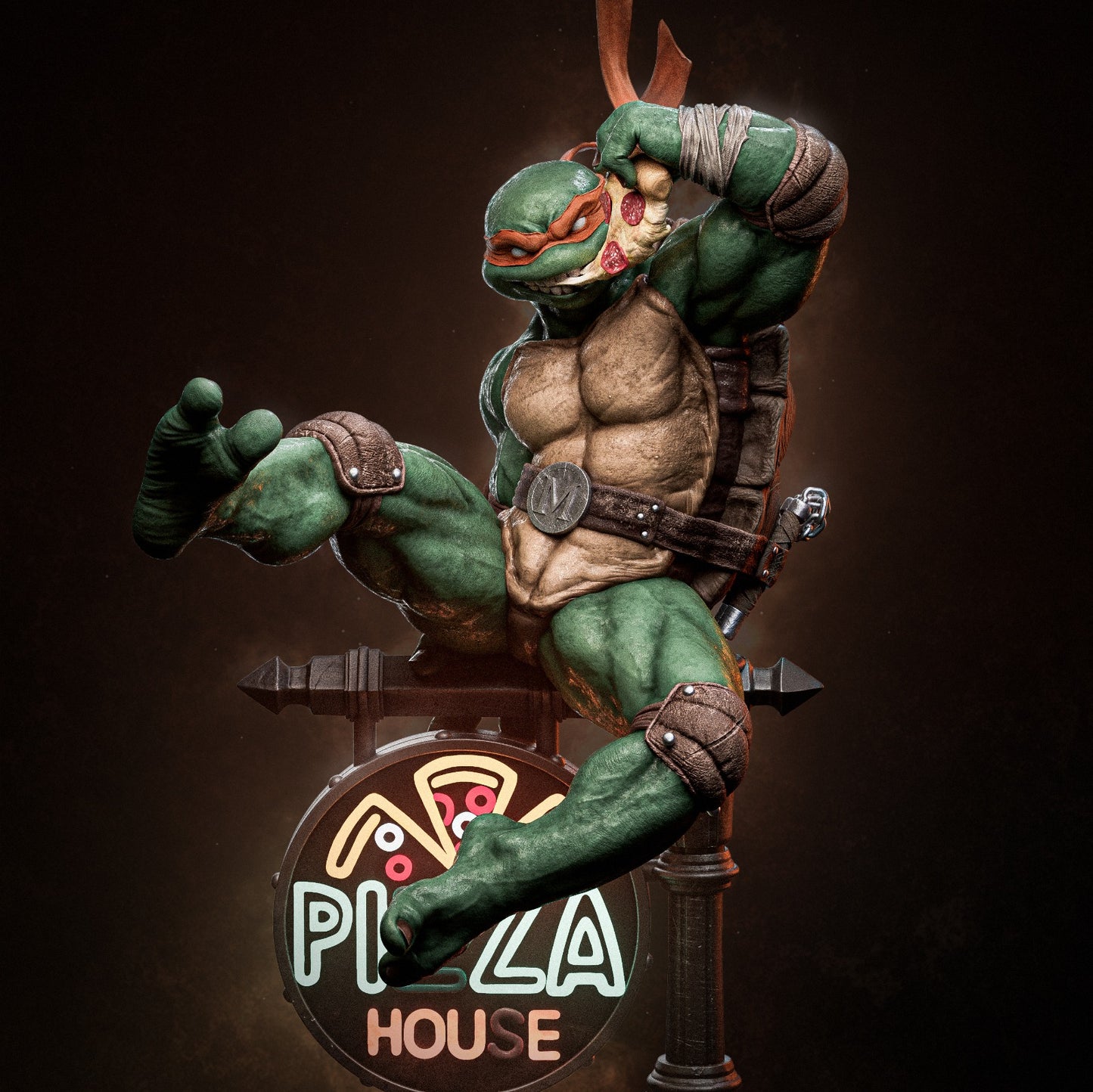 1:12 Turtle Brothers | 3D Printed Resin Garage Kit Figure | CA 3D Studios