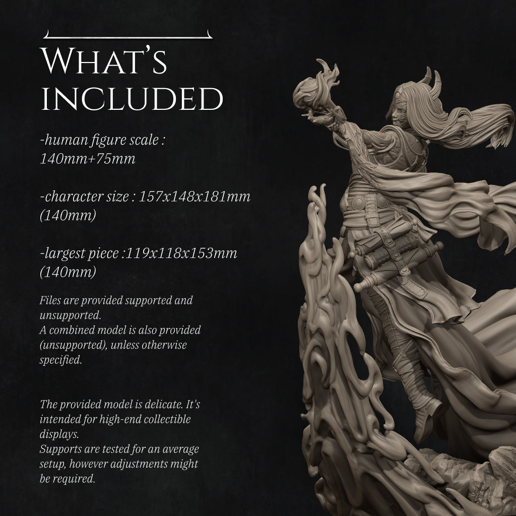 The Price of Magic | Garage Resin Kit Statue | D&D TTRPG Fantasy | Nerikson