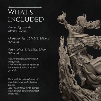 The Price of Magic | Garage Resin Kit Statue | D&D TTRPG Fantasy | Nerikson