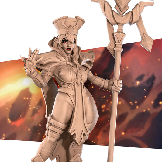 Exotic Human Inquisitor | Pinup SFW NSFW Versions | Tabletop Gaming Scale Resin Miniature | Bite the Bullet (Copy)