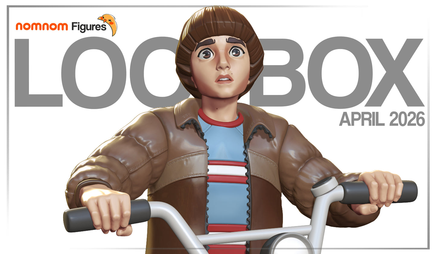 Lost Boy Survivor resin garage kit figure by Tattles Told 3D, detailed anime fan art figure on a landscape background.