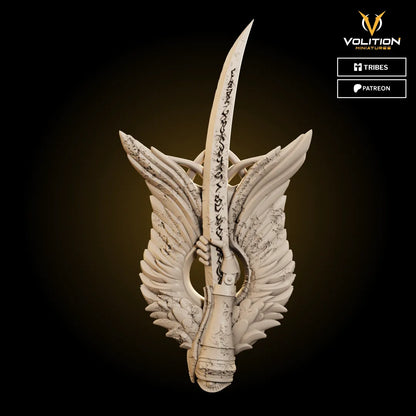 Talismans, Wingblade, Grace of the Tree | Prop LARP Cosplay | Volition Miniatures