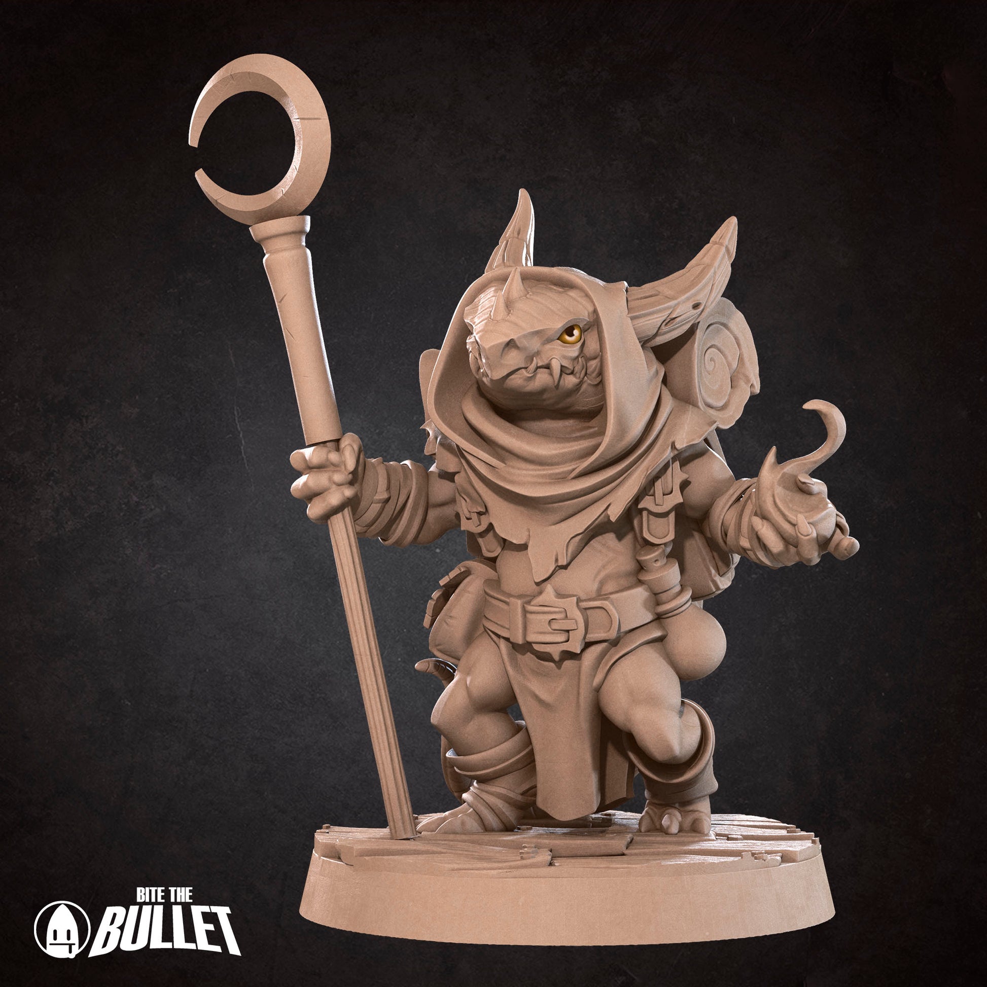 Kobold Wizard | D&D TTRPG Miniature | Bite the Bullet