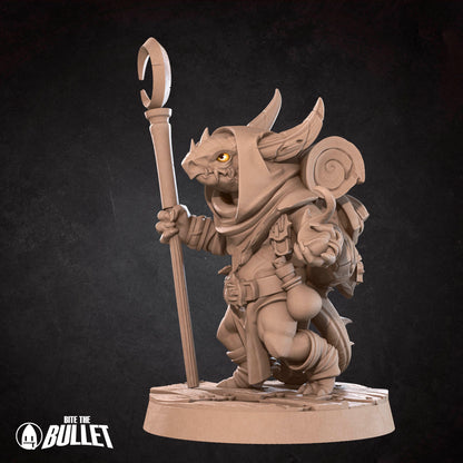 Kobold Wizard | D&D TTRPG Miniature | Bite the Bullet