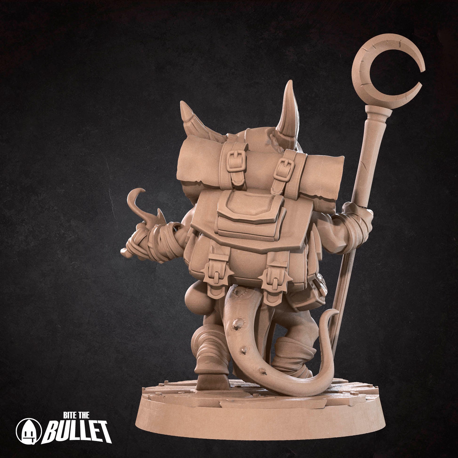 Kobold Wizard | D&D TTRPG Miniature | Bite the Bullet