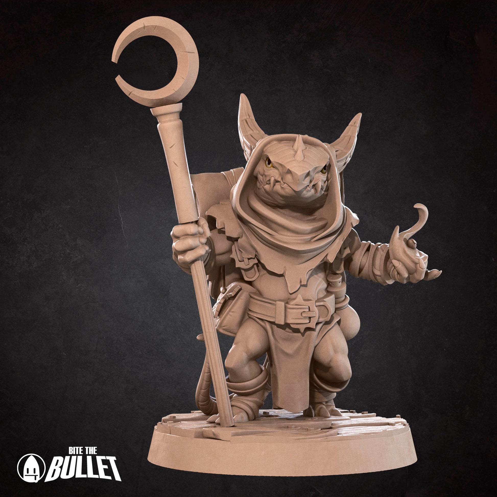 Kobold Wizard | D&D TTRPG Miniature | Bite the Bullet